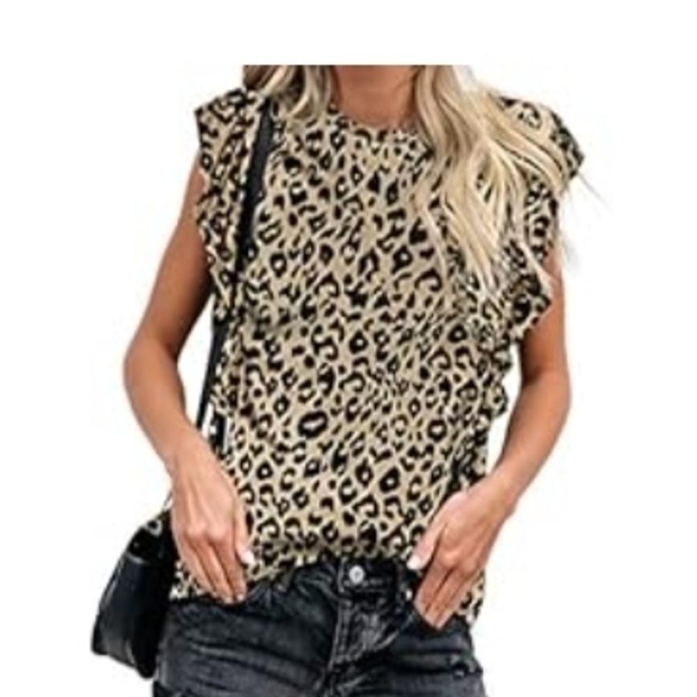 Leopard Print Top - Picture 2 of 4